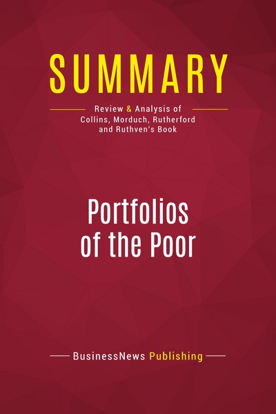 Image de Summary: Portfolios of the Poor