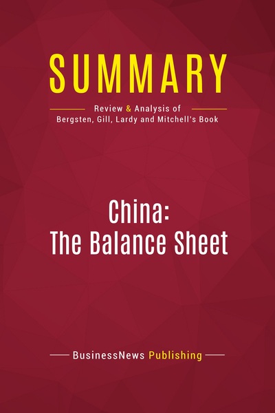 Picture of Summary: China: The Balance Sheet