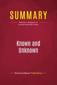 Image de Summary: Known and Unknown