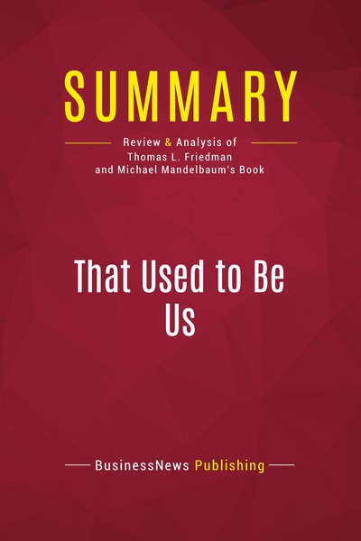 Picture of Summary: That Used to Be Us