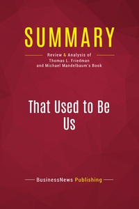 Picture of Summary: That Used to Be Us