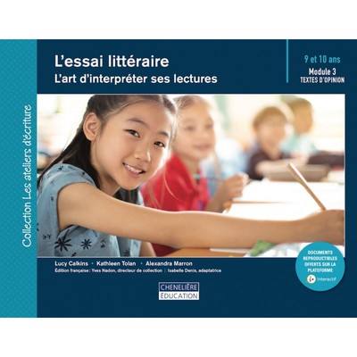 Image de ESSAI LITTERAIRE : L’ART D’INTERPRETER SES LECTURES