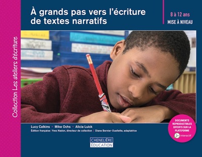 Image de À GRANDS PAS VERS L'ÉCRITURE DE TEXTES NARRATIFS