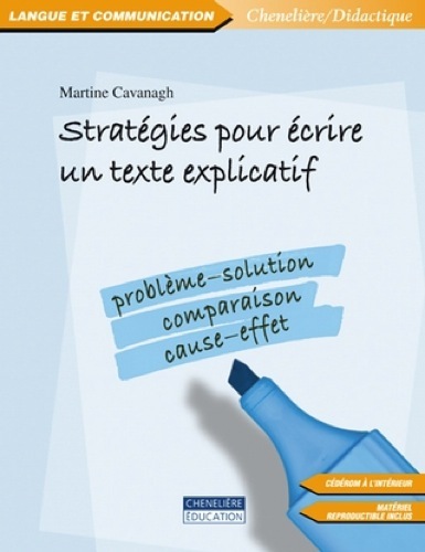 Picture of STRATEGIES POUR ECRIRE UN TEXTE EXPLICATIF