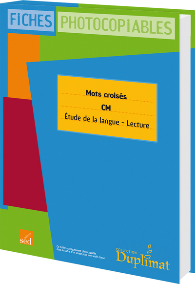 Image de MOTS CROISES - CM1