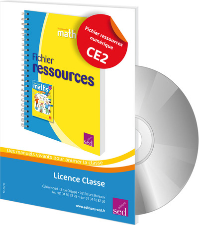 Image de MON ANNEE DE MATHS - CE2 - Fichier ressources + numérique