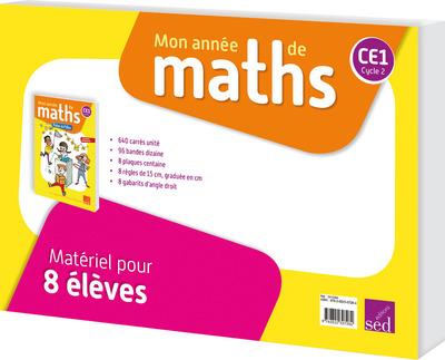 Picture of MON ANNEE DE MATHS - CE1 - Matériel 8 élèves