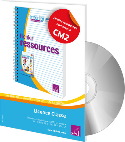 Image de INTERLIGNES ETUDE DE LA LANGUE - CM2 - Fichier ressources + CD