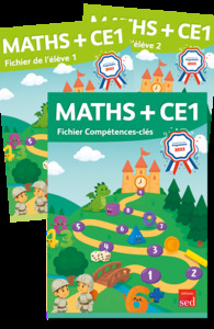Picture of MATHS+ CE1 - lot de 3 cahiers de l'élève - programmes 2025