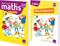 Image de MON ANNEE DE MATHS - Manuel de l'élève + cahier de géométrie - CM1