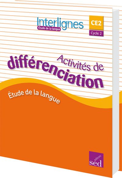 Image de INTERLIGNES ETUDE DE LA LANGUE - CE2 - Classeur de différenciation