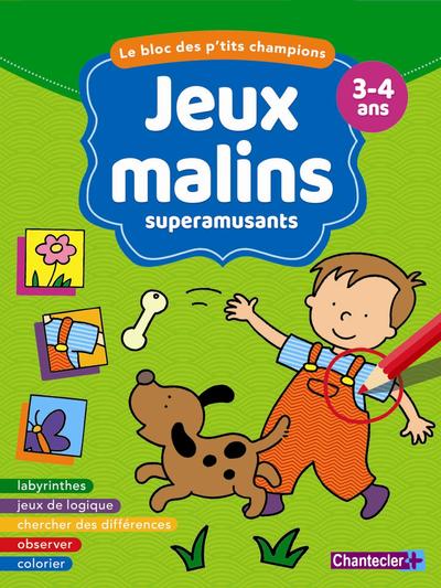 Picture of BLOC JEUX MALINS SUPERAMUSANTS 3-4 ANS
