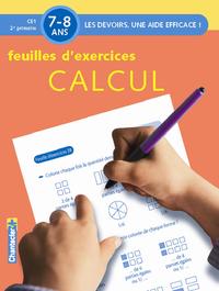 Image de DEVOIRS CALCUL FEUILLES D'EXERCICES (7-8 A.)