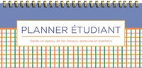 Image de Planner étudiant - colorful squares (spirale)