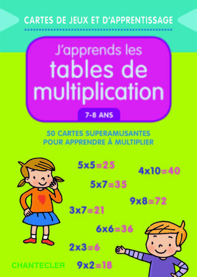 Picture of J'APPRENDS LES TABLES DE MULTIPLICATION (7-8 ANS)