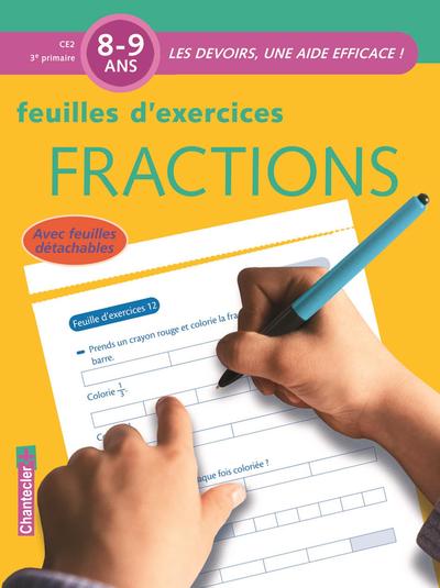 Image de FRACTIONS 8-9 ANS CE2 - FEUILLES D'EXERCICES