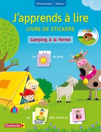Picture of Camping à la ferme (CP/1re primaire - Niveau 2) J'apprends à lire livre de stickers