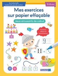 Image de Mes exercices sur papier effaçable - Jeux amusants de calcul (5-6 a.)