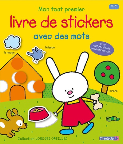 Image de Longues oreilles - Mon tout premier livre de stickers avec des mots (2-4 a.)