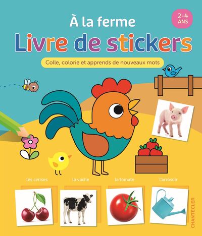 Image de À la ferme - Livre de stickers (avec photos) (2-4 a.)