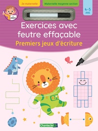 Image de EXERCICES AVEC FEUTRE EFFAÇABLE -PREMIERS JEUX D'ÉCRITURE (4-5 A.)