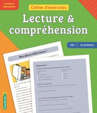 Image de Cahier d'exercices lecture & compréhension (CE2 -3e primaire) (vert-orange)
