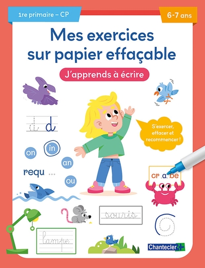 Image de Mes exercices sur papier effaçable - J'apprends à écrire (6-7 a.)