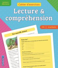 Image de Cahier d'exercices lecture & compréhension (CE1 -2e primaire) (bleu-violet)