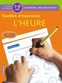 Image de DEVOIRS - FEUILLES D'EX. L'HEURE (7-9 ANS)