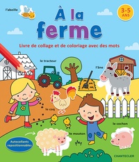 Image de A la ferme - Livre de collage et de coloriage avec des mots (3-5 a.)