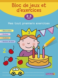 Image de BLOC DE JEUX ET D'EXERCICES - MES TOUT PREMIERS EXERCICES (2-3 ans)