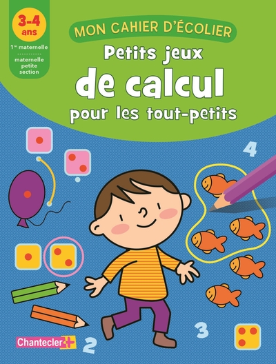 Image de Mon cahier d'écolier (3-4 ans) calcul