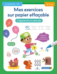 Image de Mes exercices sur papier effaçable - J'apprends à calculer (6-7 a.)