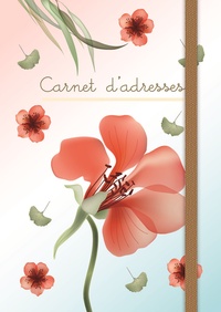 Picture of Carnet d'adresses (petit) - transparent flowers