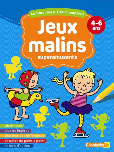 Picture of BLOC JEUX MALINS SUPERAMUSANTS 4-6 ANS