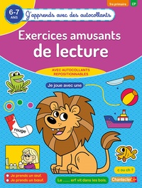 Image de Exercices amusants de lecture (6-7 a.) - (J'apprends avec des autocollants)