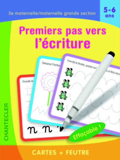 Picture of CARTES + FEUTRE PREMIERS PAS VERS L'EXRITURE (5-6 A)