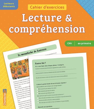 Picture of Cahier d'exercices lecture & compréhension (CM1- 4e primaire) (orange-jaune)