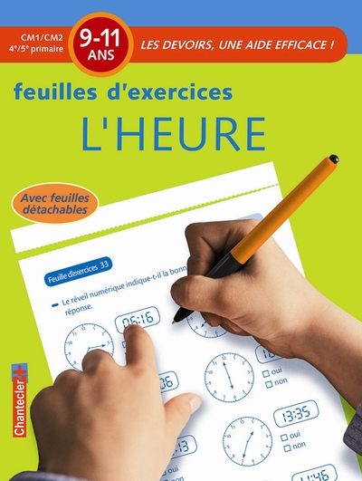 Picture of DEVOIRS - FEUILLES D'EX. L'HEURE (9-11 ANS)