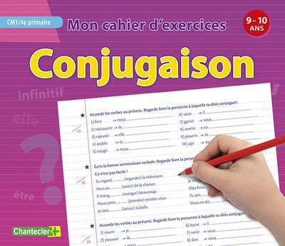 Image de MON CAHIER D'EXERCICES CONJUGAISON (9-10 A.) CM1 4E PRIMAIRE