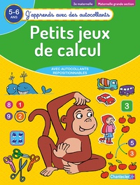 Image de Petits jeux de calcul (5-6 a.) - (J'apprends avec des autocollants)