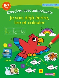 Image de Exercices avec autocollants - Je sais déjà écrire, lire et calculer (6-7 a.)