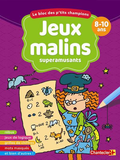 Picture of BLOC JEUX MALINS SUPERAMUSANTS 8-10 ANS