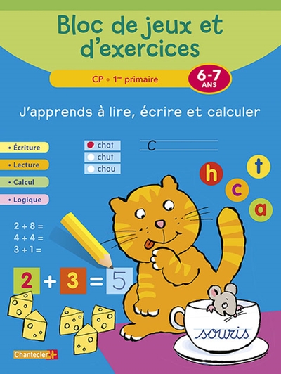 Image de BLOC DE JEUX ET EXERCICES - J'APPRENDS A LIRE, ECRIRE (6-7A)