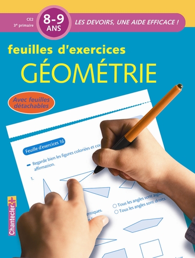 Image de GEOMETRIE 8-9 ANS CE2 - FEUILLES D'EXERCICES