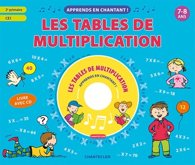 Picture of APPRENDS EN CHANTANT LES TABLES DE MULTIPLICATION (7-8 A)
