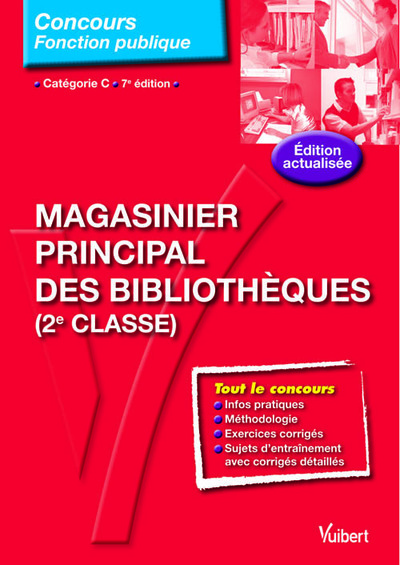 Picture of Concours Magasinier principal des bibliothèques (2e classe) - Catégorie C - Tout-en-un