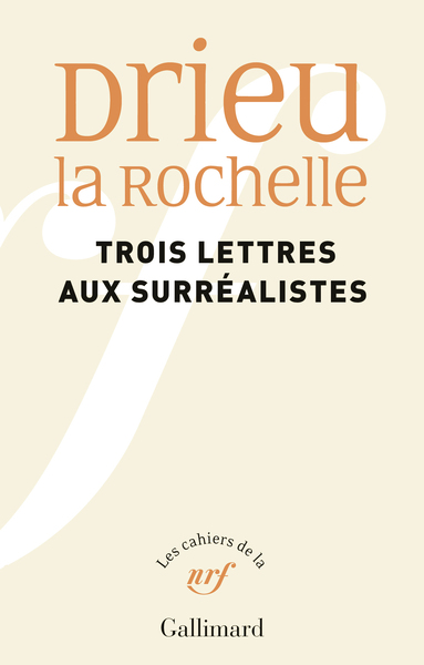 Picture of Trois lettres aux surréalistes