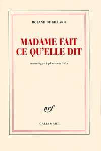 Picture of Madame fait ce qu'elle dit