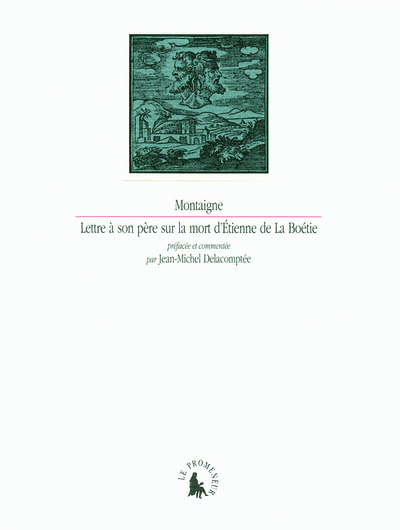 Image de Lettre à son père sur la mort d'Étienne de La Boétie